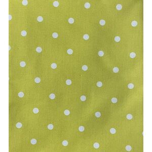 Summer Soirée Paula Prass For Michael Miller Fabric Green White Polka Dots 2 Yds